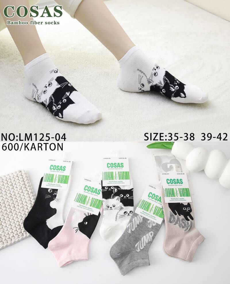 Skarpety damskie Roz 35-42, Mix kolor Paczka 40 szt